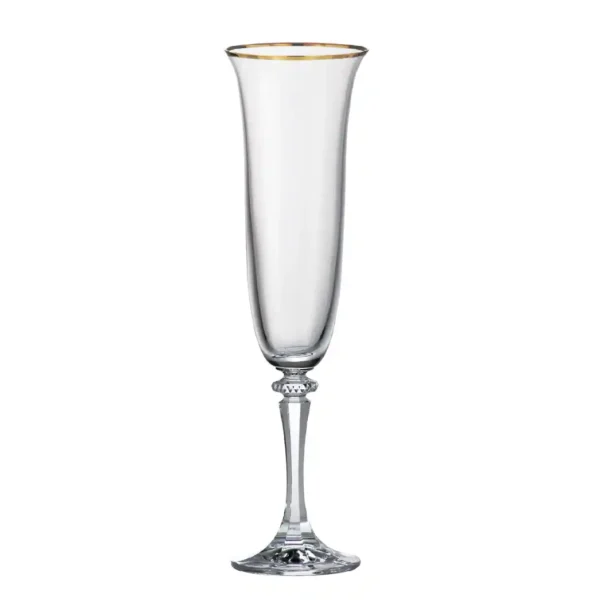 Copas champagne flauta  Branta Gold  175ml set x 6pz
