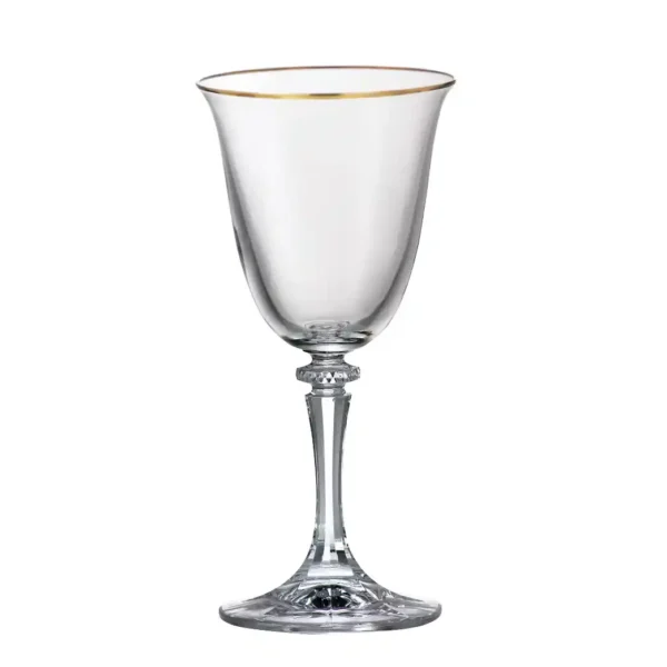 Copas de vino  Branta Gold  250ml set x 6pz