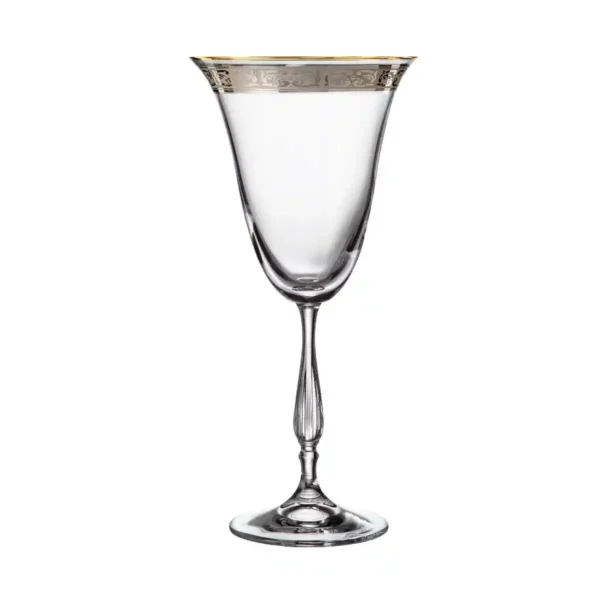 Copas de vino  Antik Gold- Platinum  250ml set x 6pz
