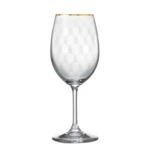 Copas de vino blanco Sylvia Honeycomb 250ml set x 6pz